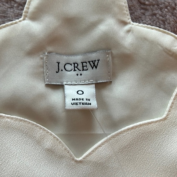 J Crew Factory cami. Ivory. Size 0. NWT. - Picture 5 of 5